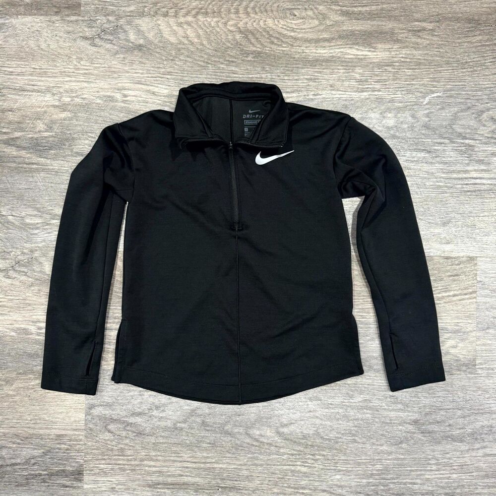 Nike Dri-FIT Quarter Zip Athletic Jacket Youth Small